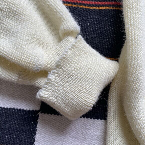 Vintage Lahmar 70’s Grandpa Cardigan Button Up Sweater. V Neck. Unisex. Medium. - Picture 10 of 13